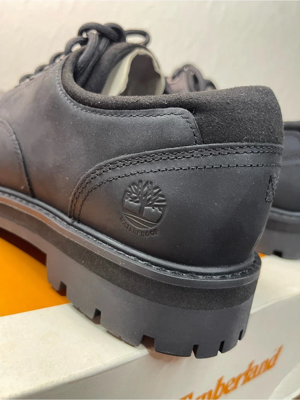 Timberland Britton Road Waterproof Leather Oxford Shoes Black US 9 EU 43 UK 8.5